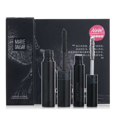 玛丽黛佳黑流苏密语睫毛膏4ml+0.5g小样中样浓密纤长体验装|ru