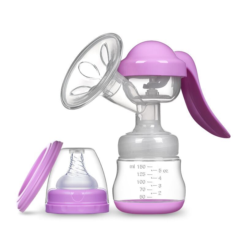 紫莓兔手动吸奶器 吸力大孕产妇用品挤奶器拔奶催乳 Breast pump
