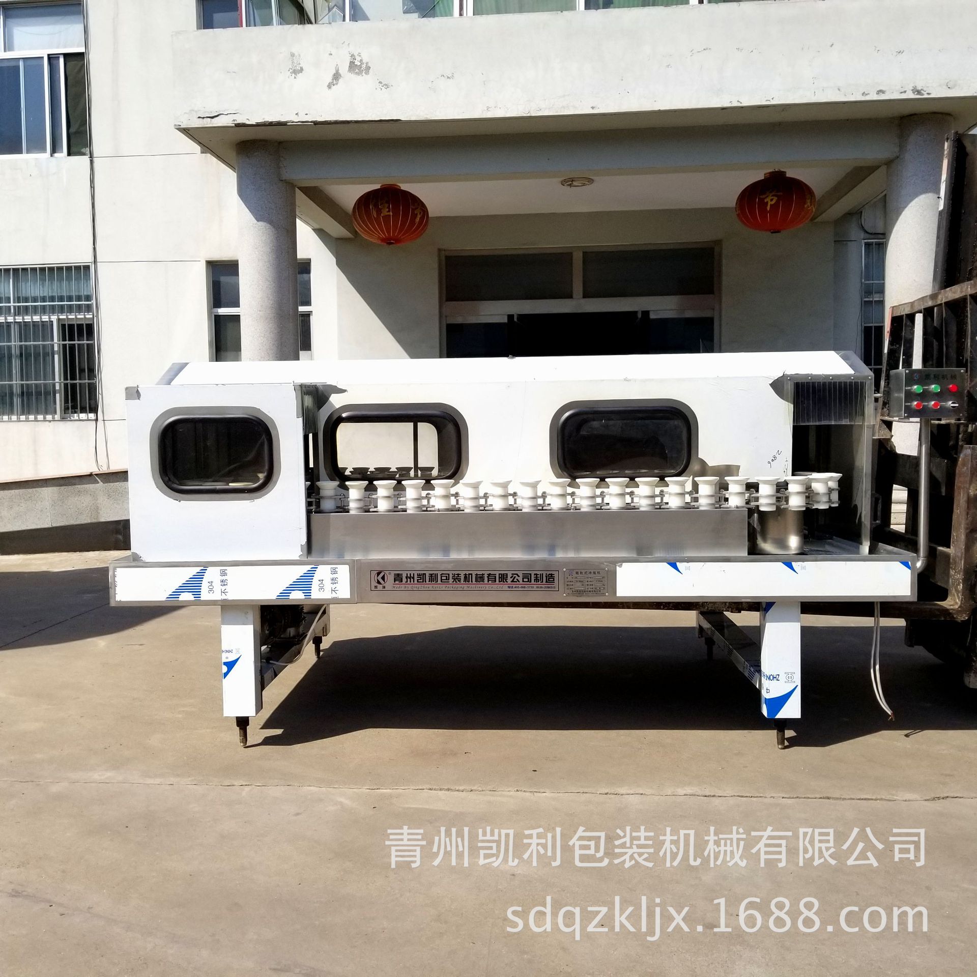 冲瓶机厂家六轮单列冲瓶机 半自动高产量洗瓶机