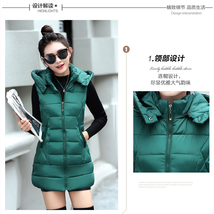 Gilet femme en Mélange de coton - Ref 3318181 Image 12