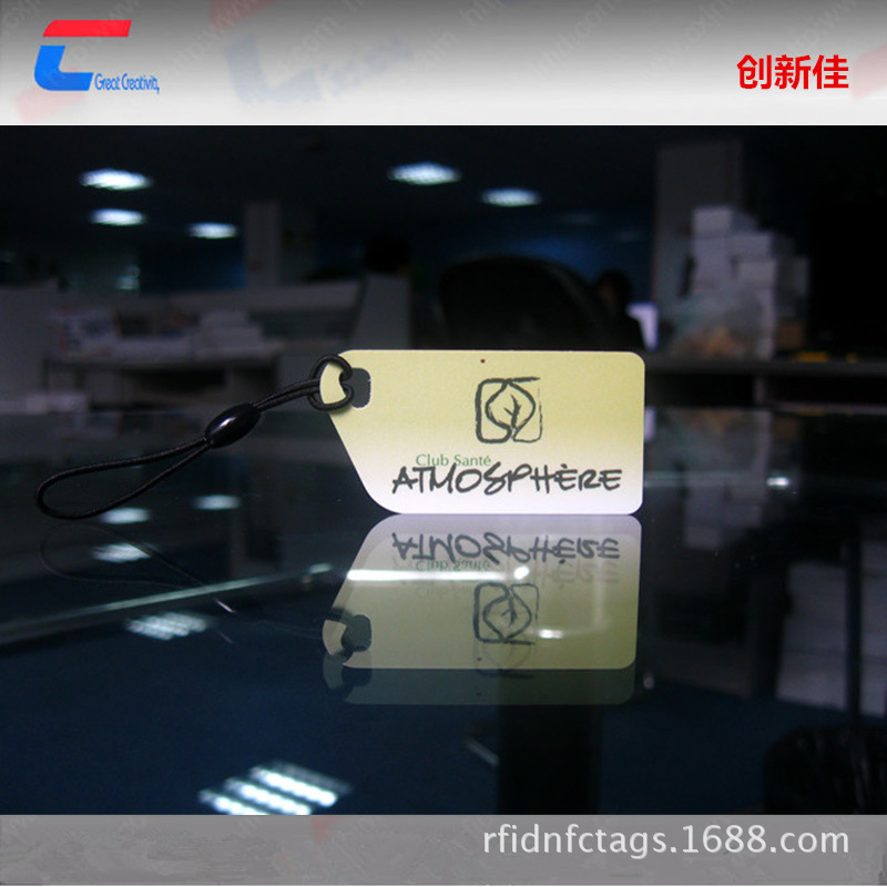 TK4100钥匙扣价格 rfid低频钥匙扣促销 滴胶钥匙扣卡 防水