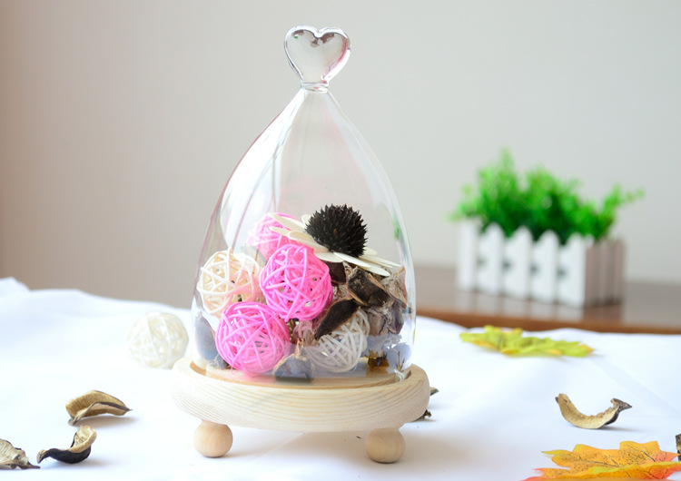 Conical glass cover love_copy