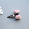 Children's cloth handmade with bow, hair accessory, Korean style