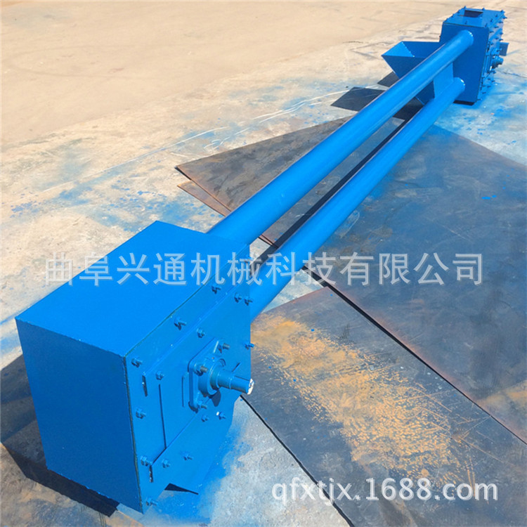 化工粉剂管链上料机 垂直罐仓用管链输送机 环保粉料无尘输送机