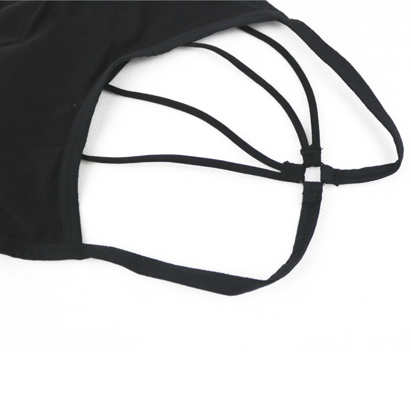 Топ-бюстгальтер (tube top) без косточек, с декоративной спинкой, one-size (чёрный/белый/цветной)