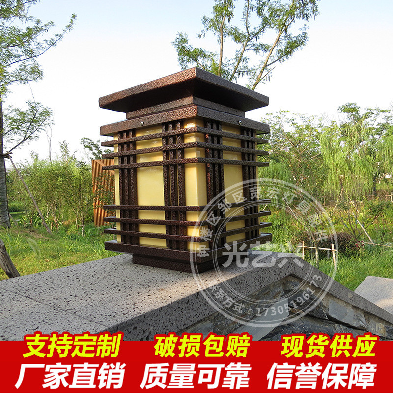 direct deal Imitation marble Pillar Light outdoors waterproof Pillar Light Villa courtyard Wall lights Imitation marble lamps