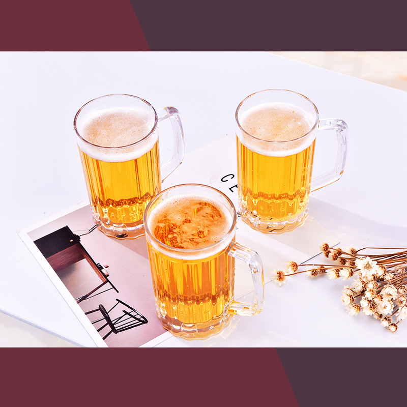 Plástico transparente PS copa de vino vidrio de cerveza resistente a la caída taza de piña taza de cerveza de acrílico taza de bebida resistente a altas temperaturas