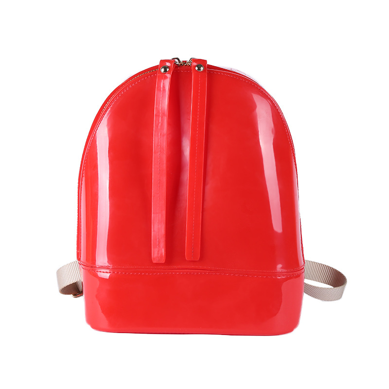 Bolso cosmético de La jalea de las mujeres ocasionales del verano 2019 nueva mochila Coreana de La jalea mochila simple de la moda