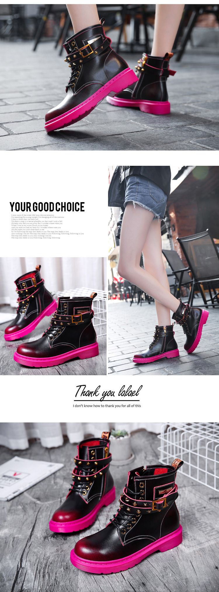 Bottes femme IMPRESSION VERTE en En cuir - Ref 3355071 Image 17