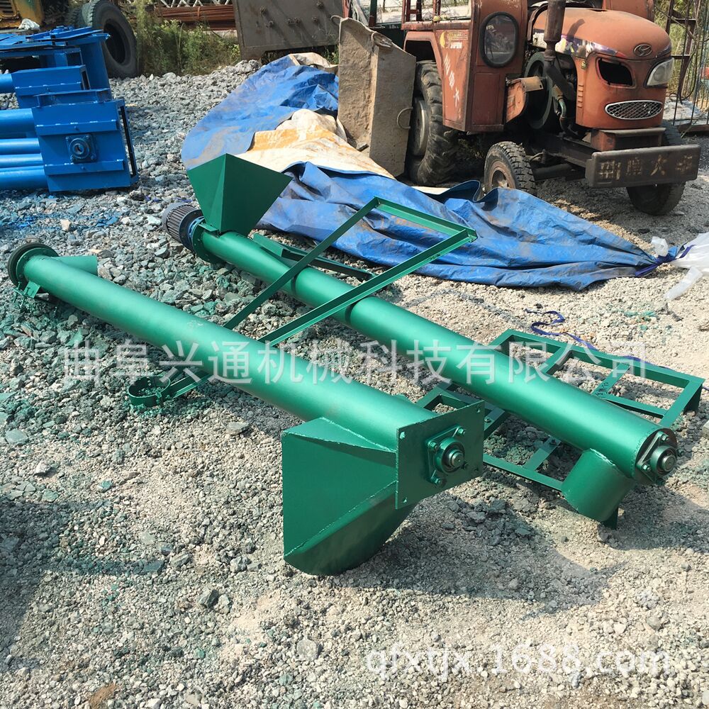 化肥颗粒提升机 大豆螺旋上料提升机 浙江管式绞龙输送机