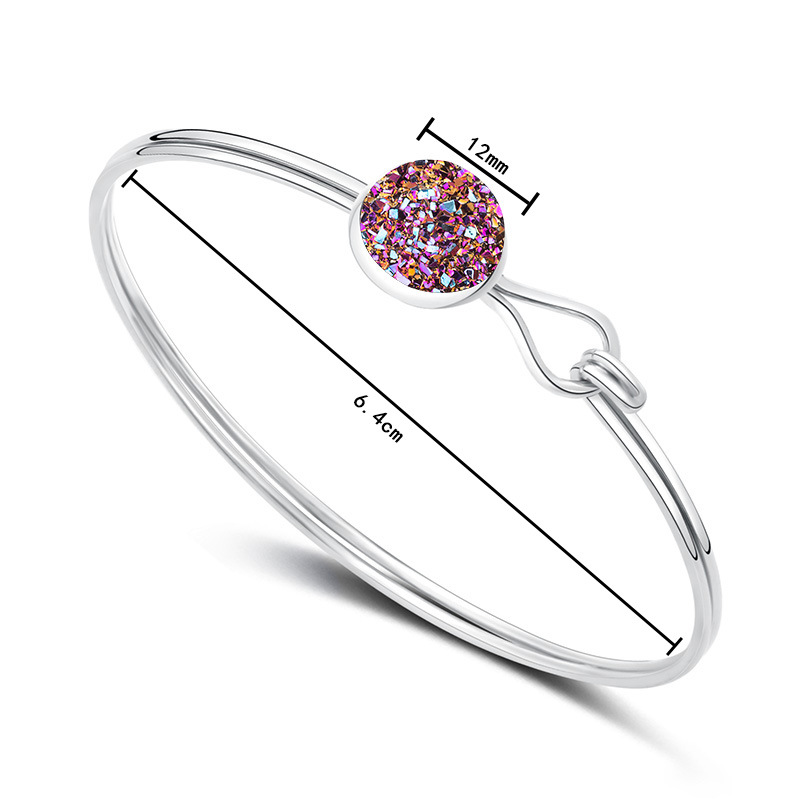 Korean bracelet imitation natural stone color crystal cluster jewelry wholesale