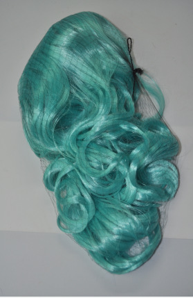 Peluca popular de estilo europeo y americano cos/fiesta fiesta fiesta de vacaciones casco fábrica cabello liso