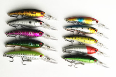 長舌米諾仿生魚餌漁具魚鈎路亞擬餌搖滾假餌路亞9cm/8g