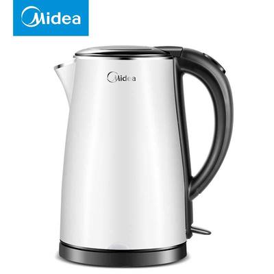 Midea/美的 WHJ1705D静音电热水壶正品家用烧水壶304不锈钢