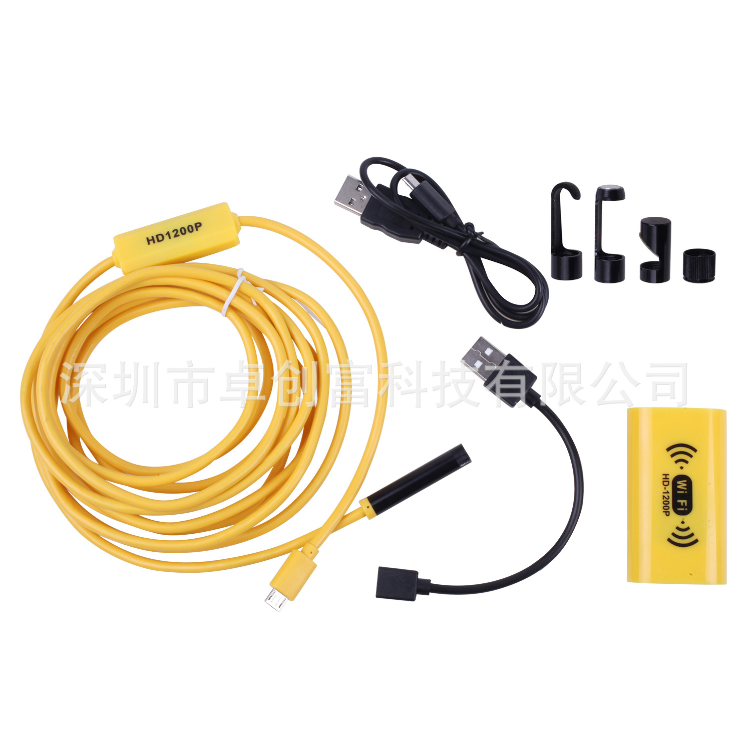 Wireless WiFi Endoscope 8mm Probe Inspection Camera