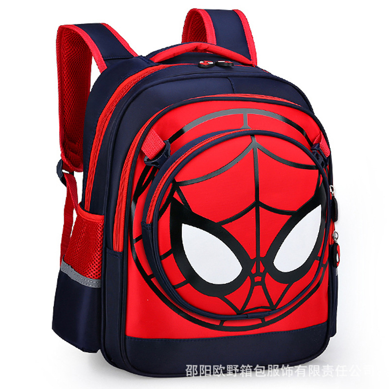 Spiderman Schoolbag Schoolboy Schoolboy Backpack Detachable Schoolbag Baby Superman Schoolbag