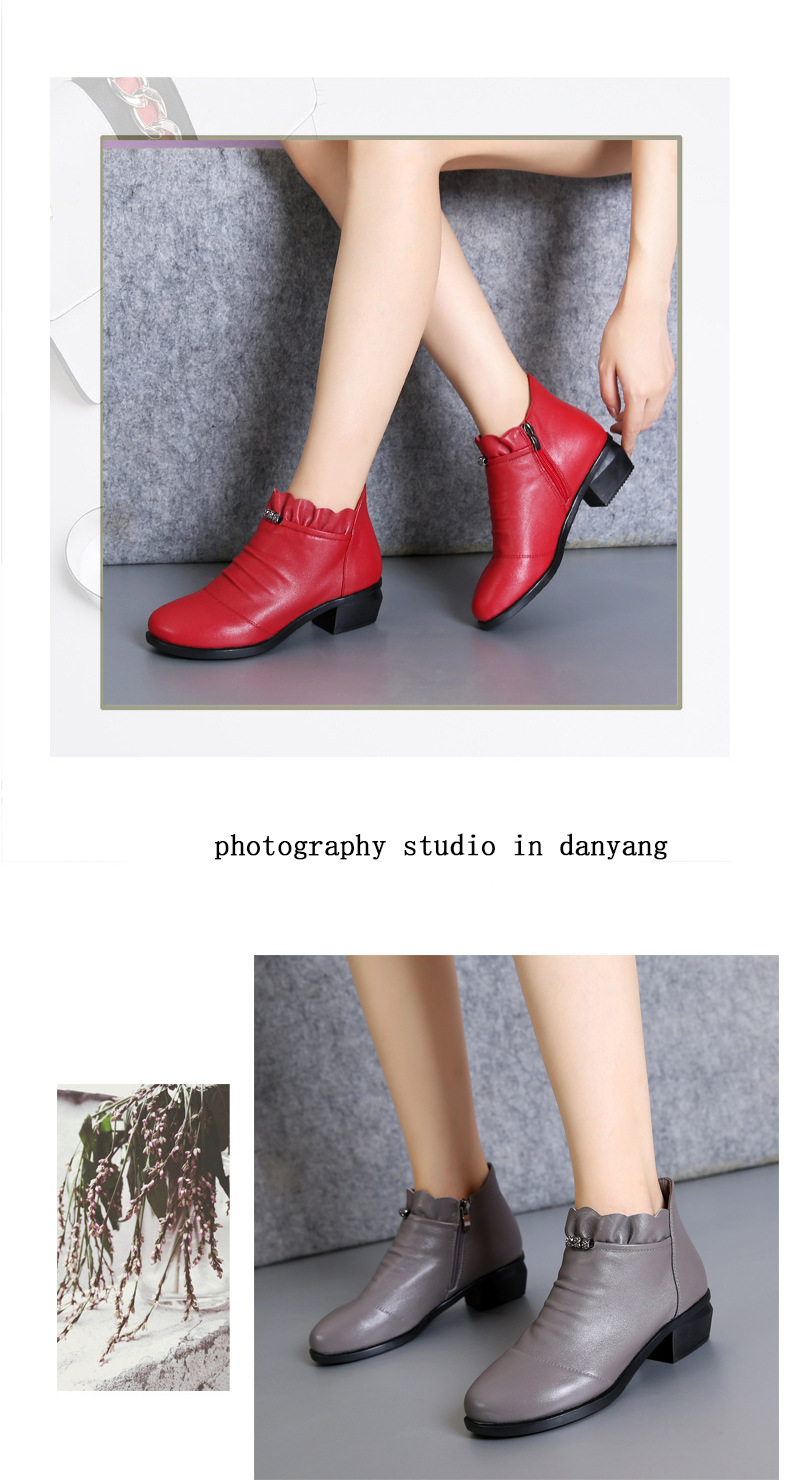 Bottes femme en En cuir - Ref 3355489 Image 20