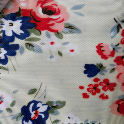 polyester-cotton blend 2*2 canvas 300D*10s Interwoven imitation jeans 12x250D Bleaching printing 6*6 Heavy line 24A