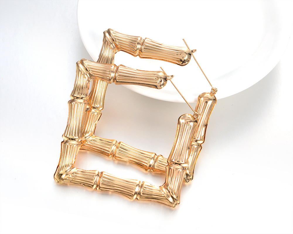 Fashion Geometric Plating Alloy Earrings display picture 5