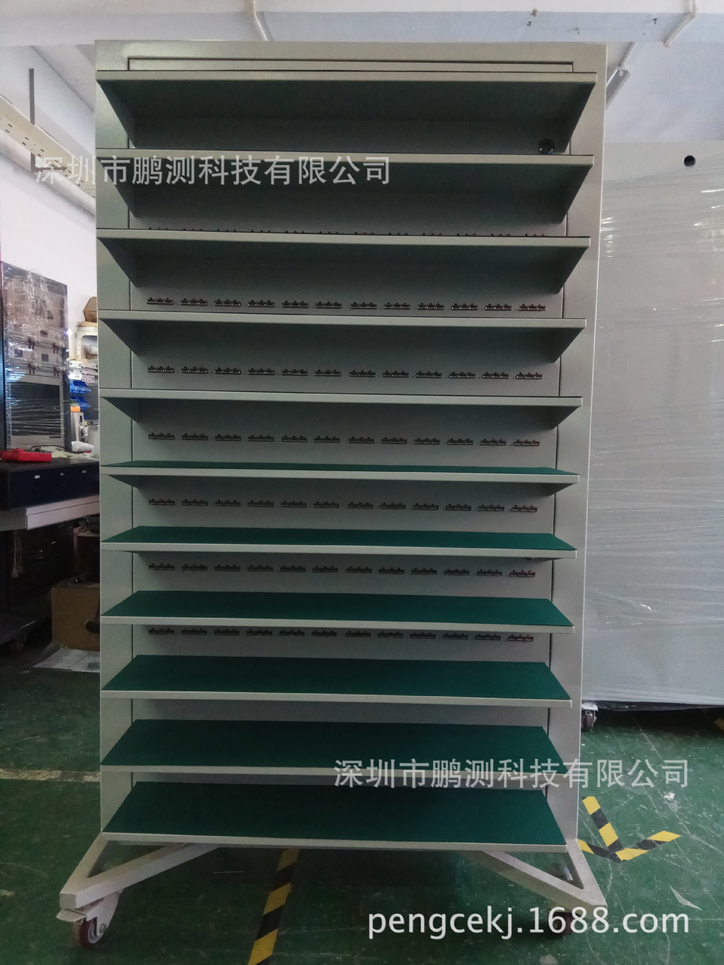 我厂现货264位移动电源老化架老化车老化柜1充2放带充电LED自动版