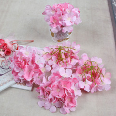 廠家批發 婚慶繡球花頭 絨布花頭布景裝飾假花 T台路引花繡球花頭