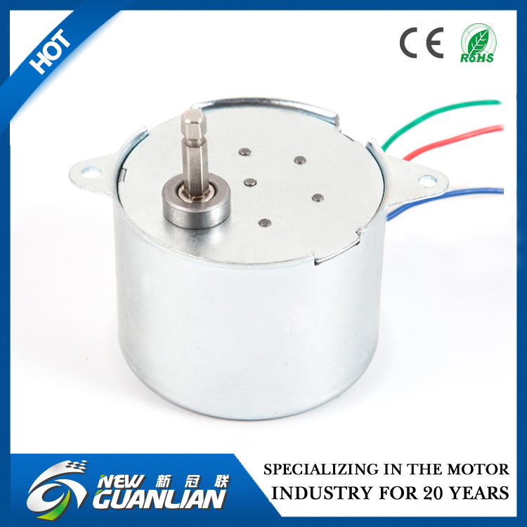 新冠联-专业厂家- 49TYD-375-2同步电机 纺织仪器 上蜡电机