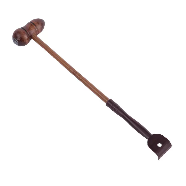 许诺多功能木质按摩器材捶打敲背按摩捶带痒痒挠按摩棒磁珠葫芦锤