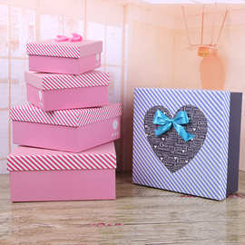 通用包装方形固定礼物盒天地盖创意礼品盒批发服饰四件套纸盒现货