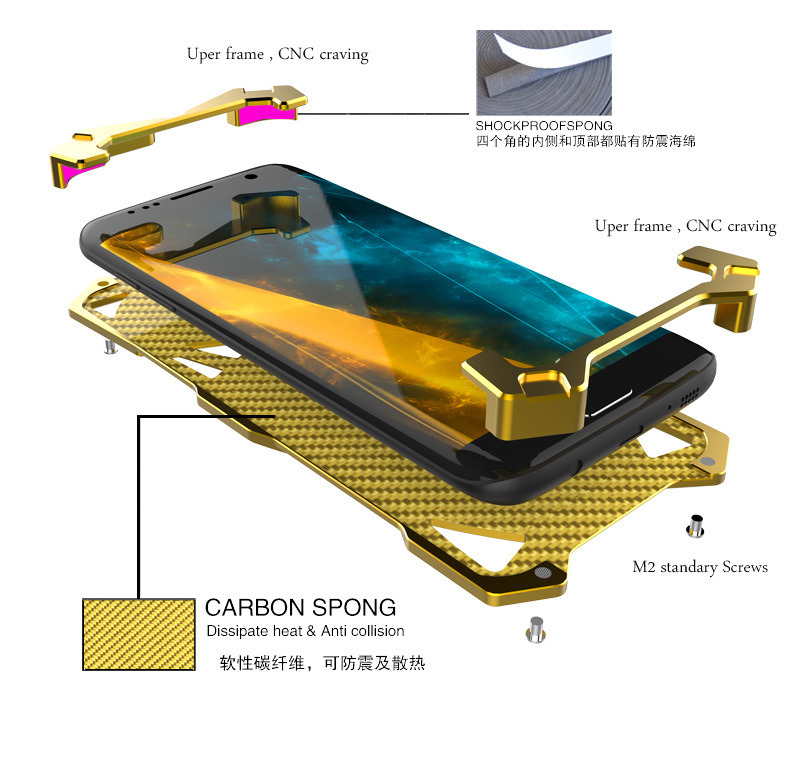 SIMON THOR Ⅱ Aviation Aluminum Alloy Shockproof Armor Metal Case Cover for Huawei nova Lite