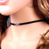 Choker, necklace, accessory, jewelry, silver 925 sample, Korean style, wholesale