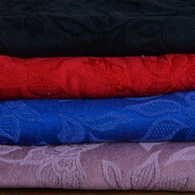 中式復古風厚棉麻布 雙面提花布料 早春秋冬服裝面料