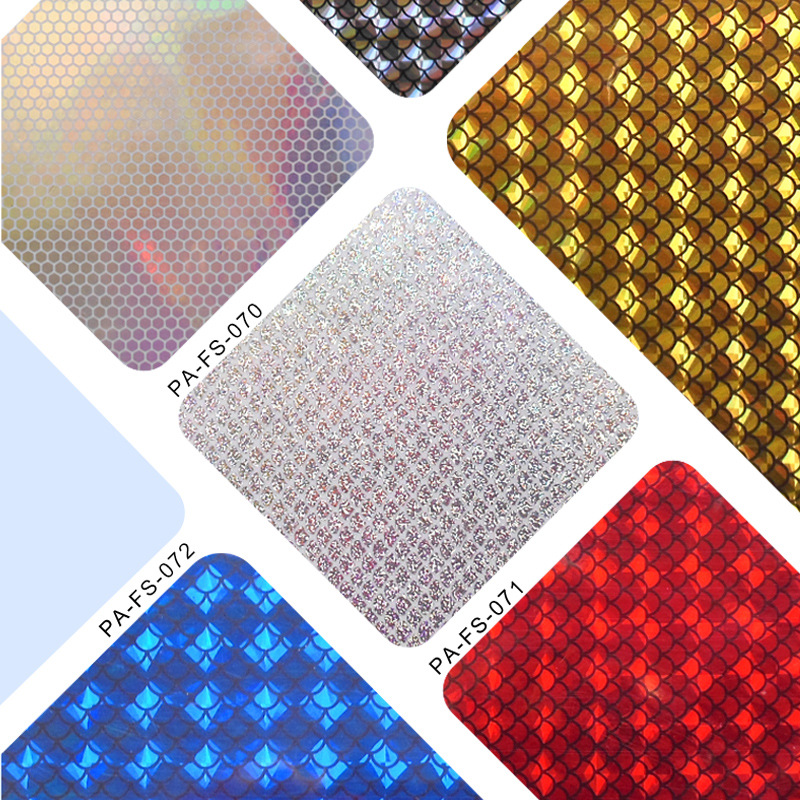 Liansen artes de pesca no adhesivas pegatinas de papel láser cebo de pesca hecho a mano de alta flash de papel láser escala de peces pegatinas adhesivas pegatinas luminosas