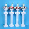 Factory approves hollow Roman roads to pillar new plastic hollow wedding products Roman column flower pot portable