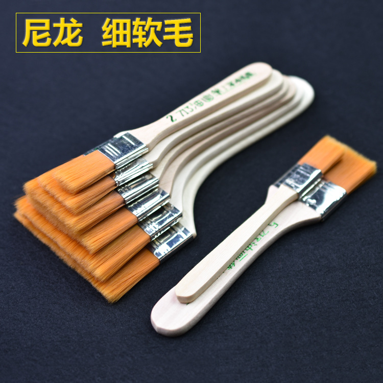 Venta al por mayor cepillo de nylon fino cepillo de placa suave cepillo de aceite ordenador teléfono móvil teclado eliminación de polvo cerdo lana pintura barbacoa fila cepillo