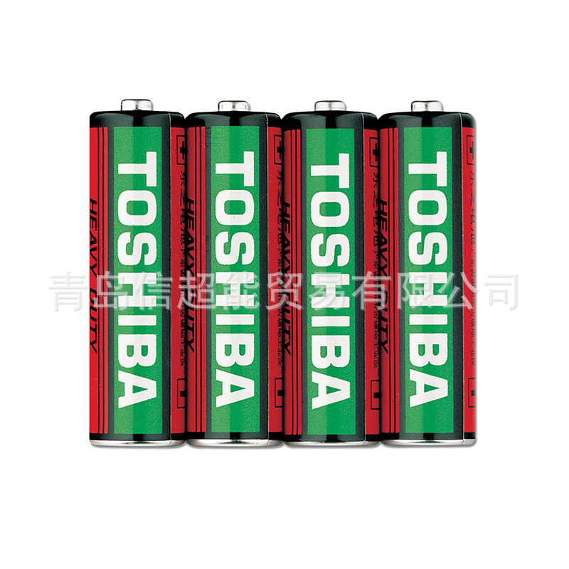 Toshiba东芝电池碳性电池1.5vAA五号干电池5号4粒收缩装