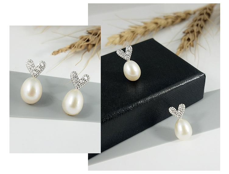 Korea Silver plating earring(Beads finished product)NHDY0162-Beads finished product
