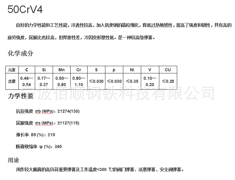 50CrV4