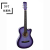 Wooden guitar for elementary school students for adults, musical instruments, 38inch, Birthday gift