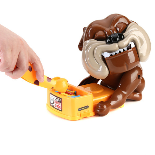 Creative biting hands, careful vicious dog, electric vicious dog biting people and stealing bones, parent-child interactive game, trick toys