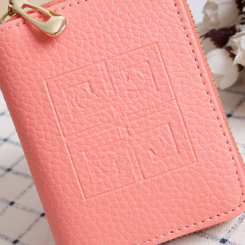 Korean Lychee Pattern Small Wallet display picture 6
