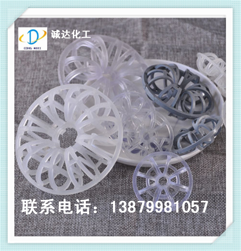 厂家供应PVDF花环填料 泰勒花环填料 塑料花环填料