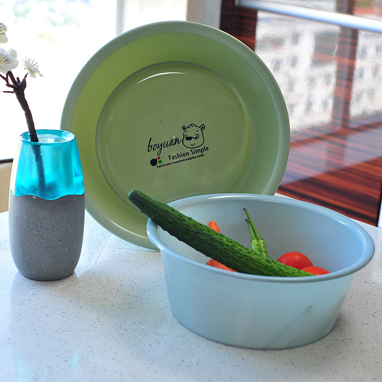 家用摔不破塑料盆 促銷送禮塑料洗臉盆 大中小號洗臉洗菜盆批發