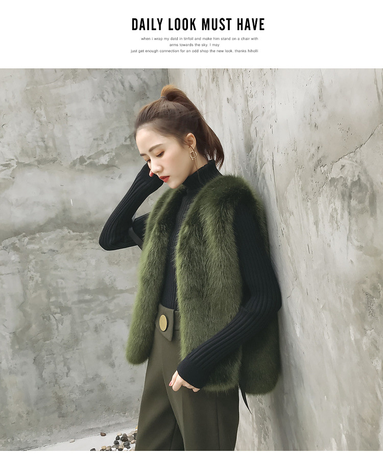 Gilet femme en Imitation laine - Ref 3318274 Image 25