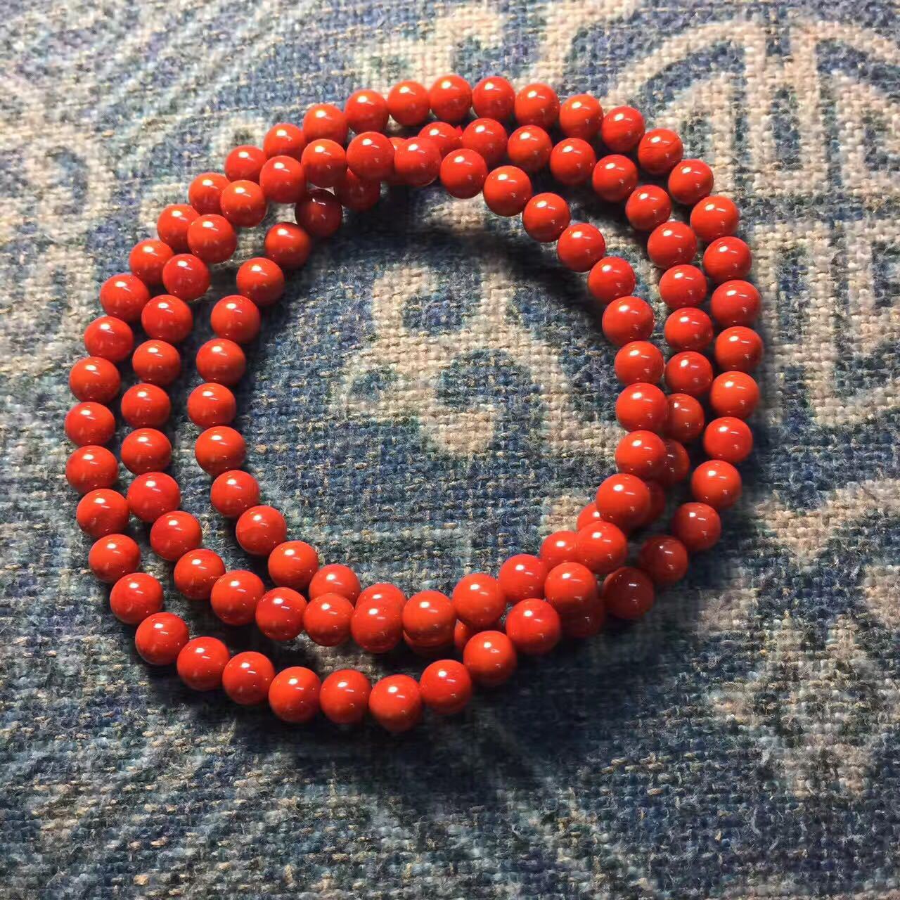 清念玉器南红玛瑙柿子红108手串 保山料天然正品各种尺寸 可搭配|ms