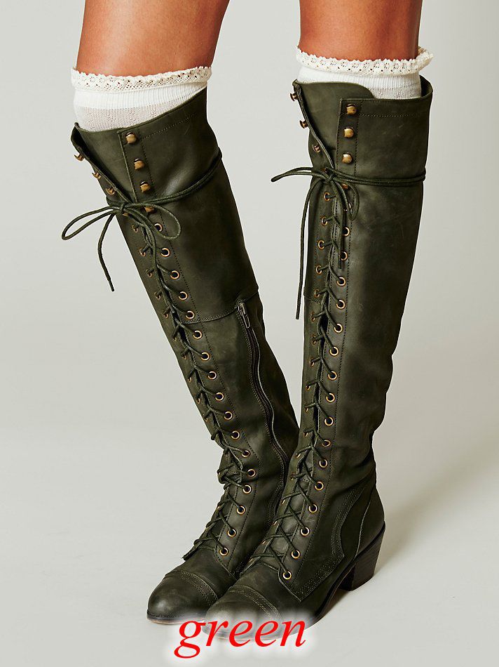 Bottes femme en PU artificiel - Ref 3355262 Image 5