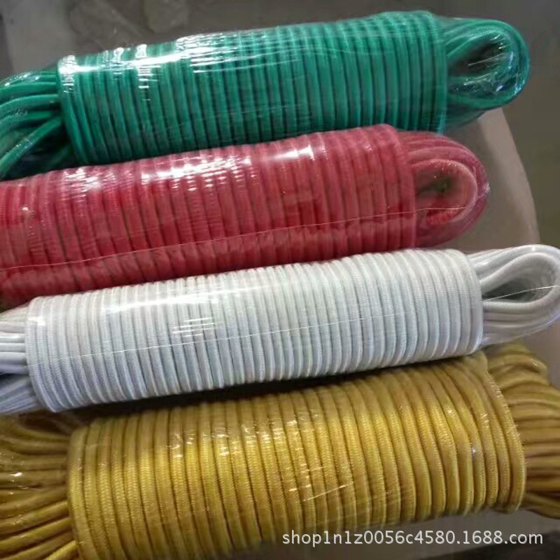 高弹力 彩色橡胶绳 服装辅料 蹦床弹力绳 带弹力编织圆绳-阿里巴巴