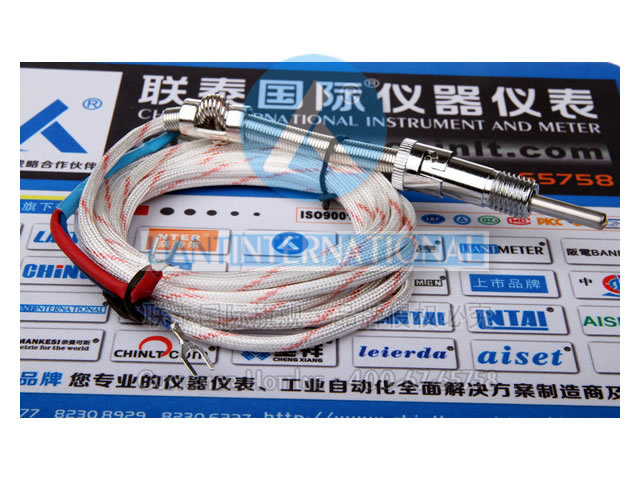 WRKT-01 压簧式热电偶 温度传感器 温控仪探头 LIANTAI 联泰 中天