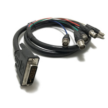 DVI24+5公對5BNC母頭音視頻復合線配機用線廠家直供高品質同軸線