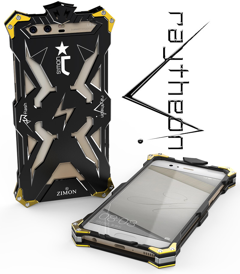 SIMON THOR Aviation Aluminum Alloy Shockproof Armor Metal Case Cover for Huawei Honor 9