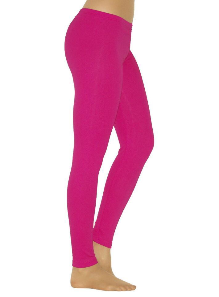 Femmes Du Quotidien Décontractée Couleur Unie Longueur De La Cheville Leggings display picture 2